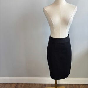 Banana Republic Women's Cotton Black Pencil Skirt, SZ 2